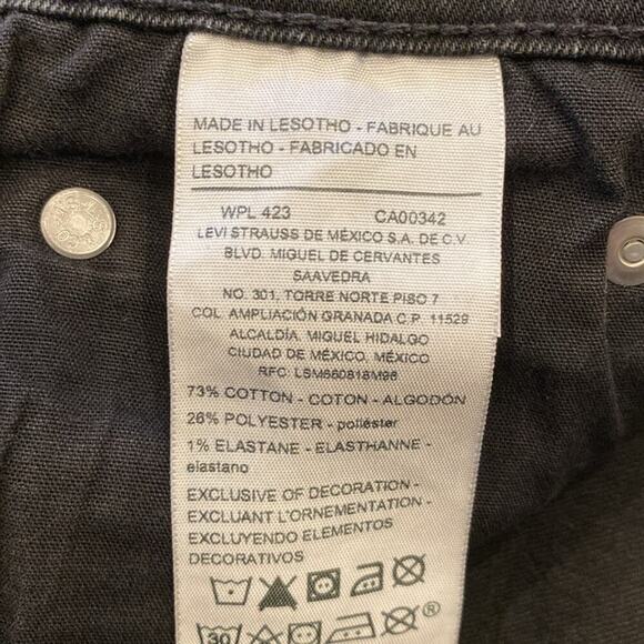 Denizen from Levi's Men's 216 Slim Fit Jeans Black Size 32x32 - Picture 6 of 10